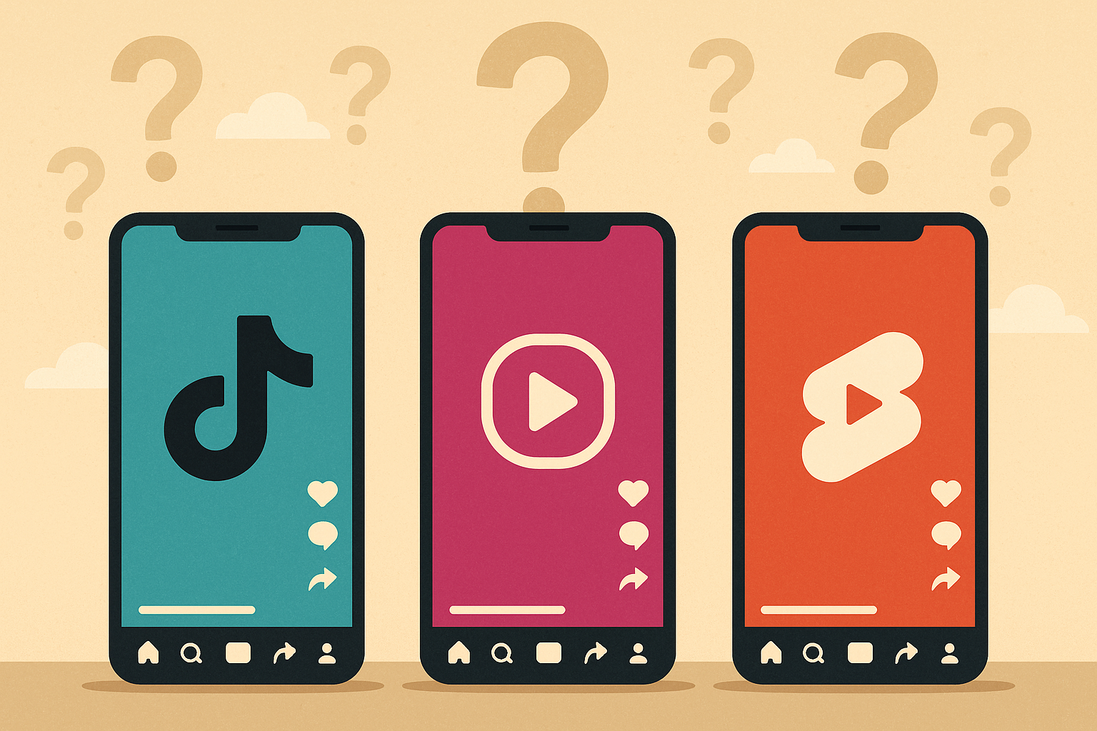 TikTok vs Reels vs Shorts: onde postar seus vídeos?